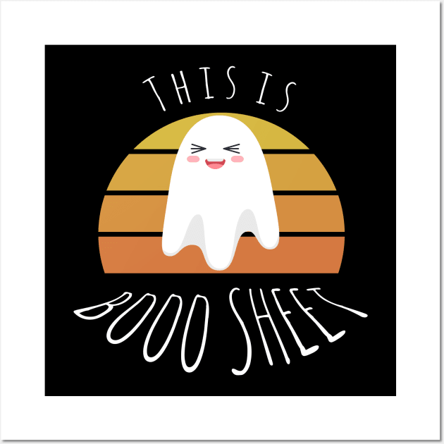 This is boo sheet funny halloween ghost Wall Art by kevenwal